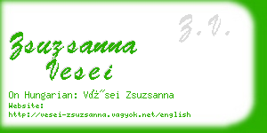 zsuzsanna vesei business card